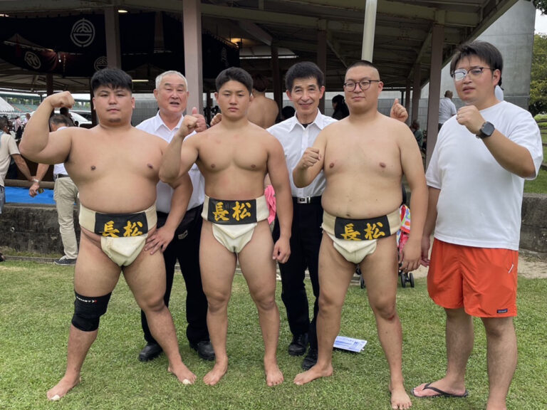 第78回松浦地区青年相撲大会で長松が団体優勝！